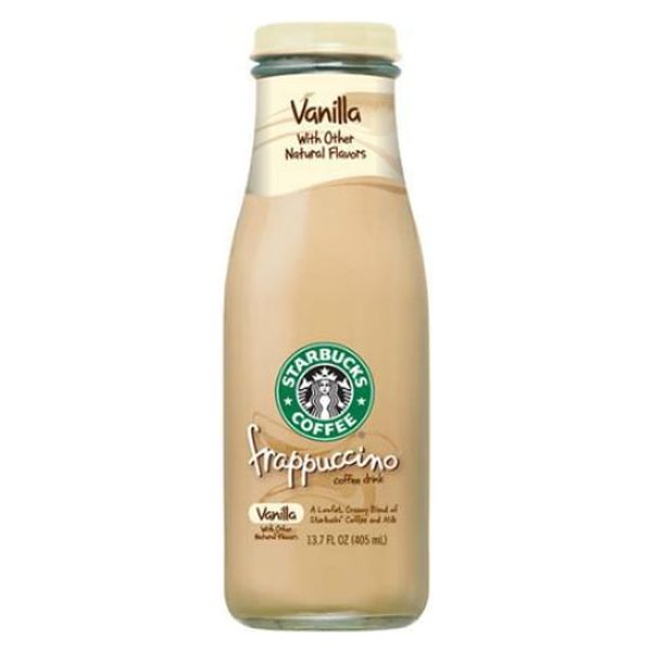 Starbucks Coffee Frappuccino Vanilla 13.7 Oz Glass Bottle Pack of 12