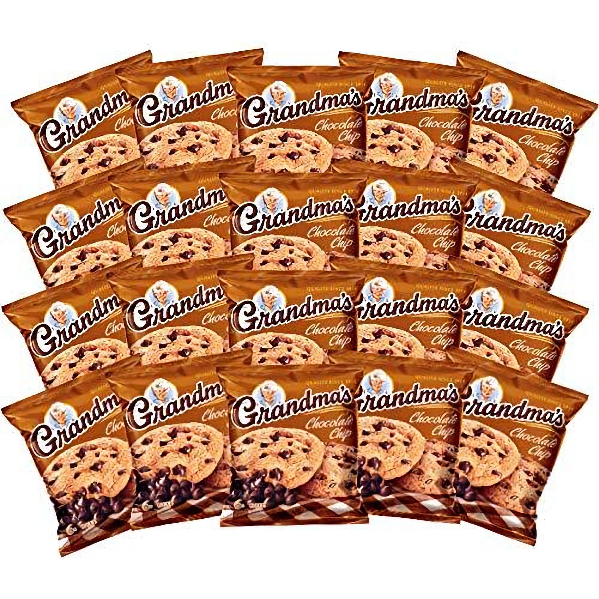 Grandma's Nostalgic Chocolate Chip Cookies, 2 Count Packs (Set of 20) - Grandma's