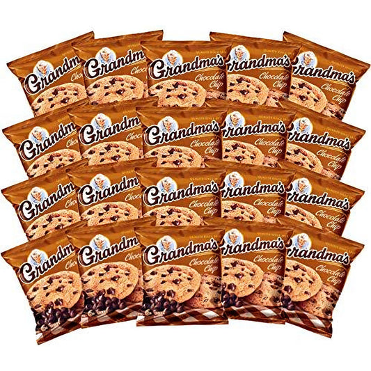 Grandma's Nostalgic Chocolate Chip Cookies, 2 Count Packs (Set of 20)