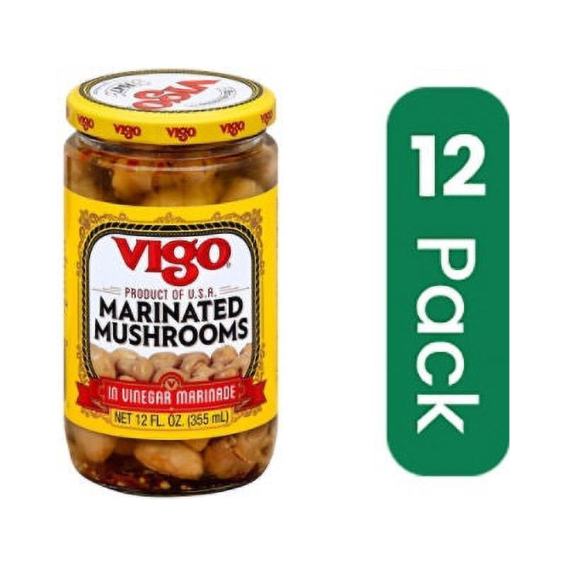 Vigo Marinated Mushrooms 12 oz Pack of 12