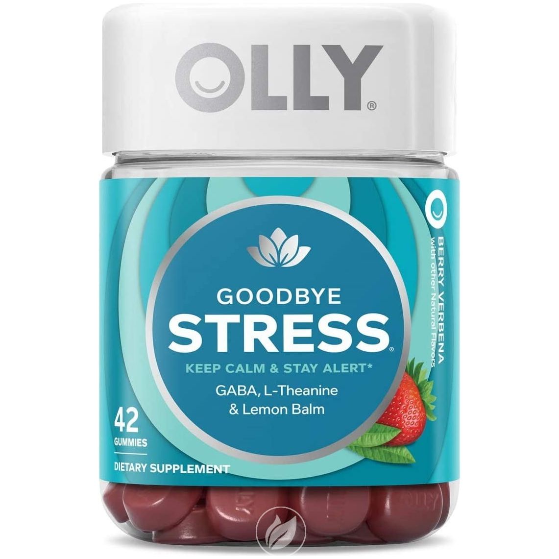 Olly - Supp Goodbye Stress Berry - 1 Each - 42 Ct