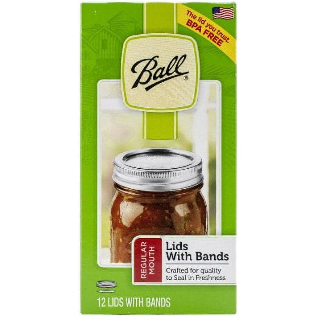 Ball Regular Mouth Lids And Bands - 12 Pack - Ball