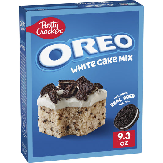 OREO Creamy Dream White Cake Mix by Betty Crocker, 9.3 oz