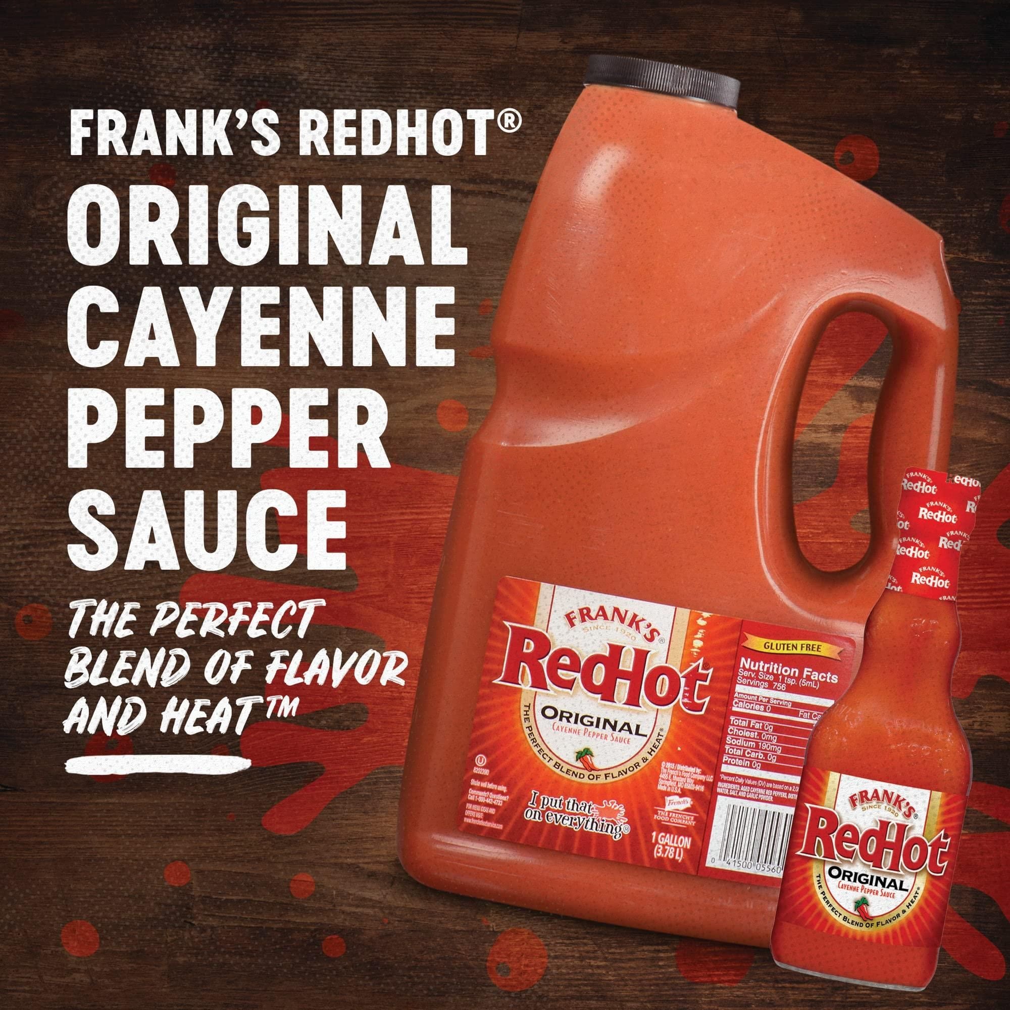 Frank's RedHot Kosher Original Cayenne Pepper Hot Sauce – 12 oz Bold Flavor Bottle - Frank's