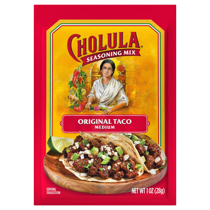 Cholula Medium Taco Seasoning Mix - 1 oz Flavor Envelope