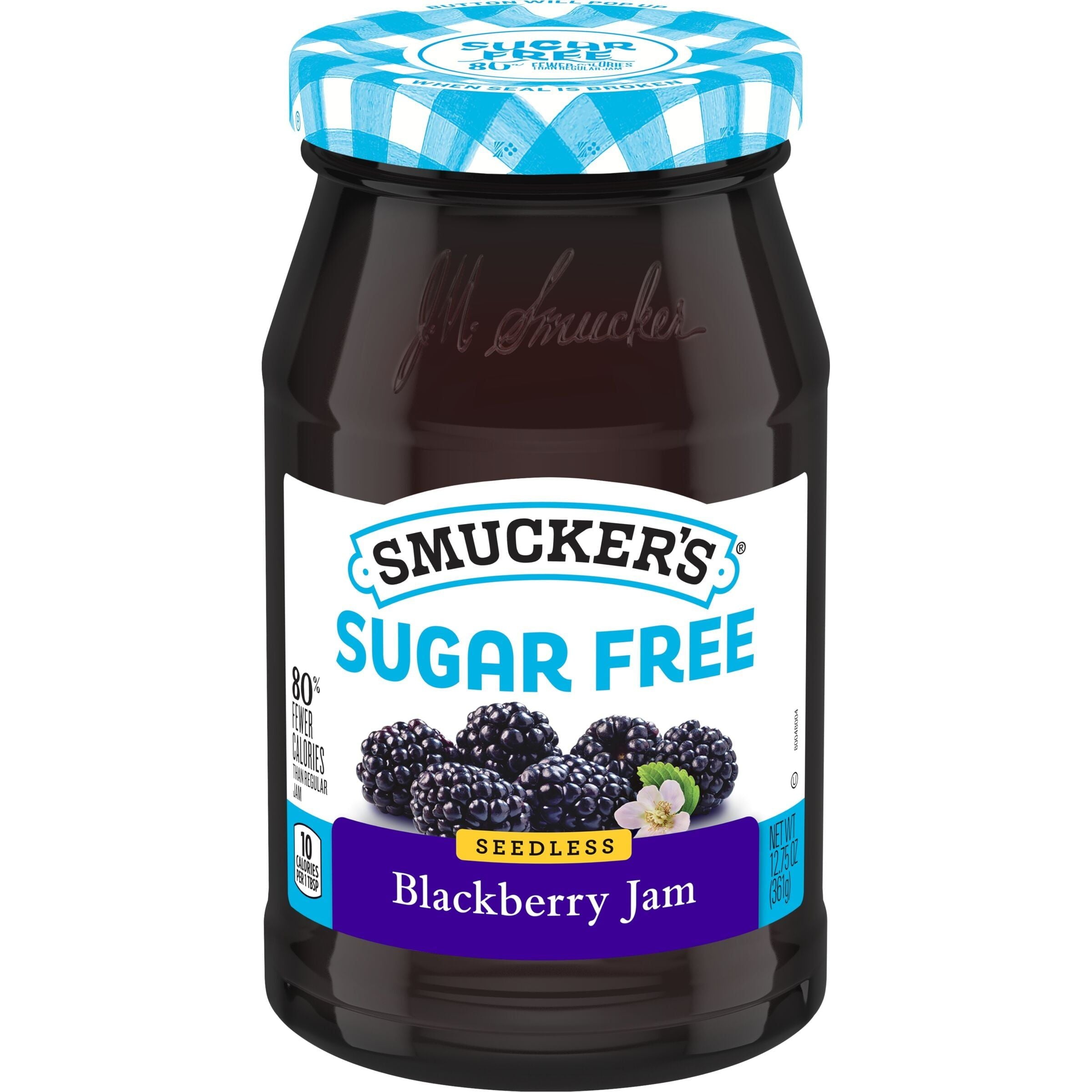 Smucker's Seedless Blackberry Jam, Sugar Free, Sweetened With Splenda, 12.75 oz Jar - Smucker's