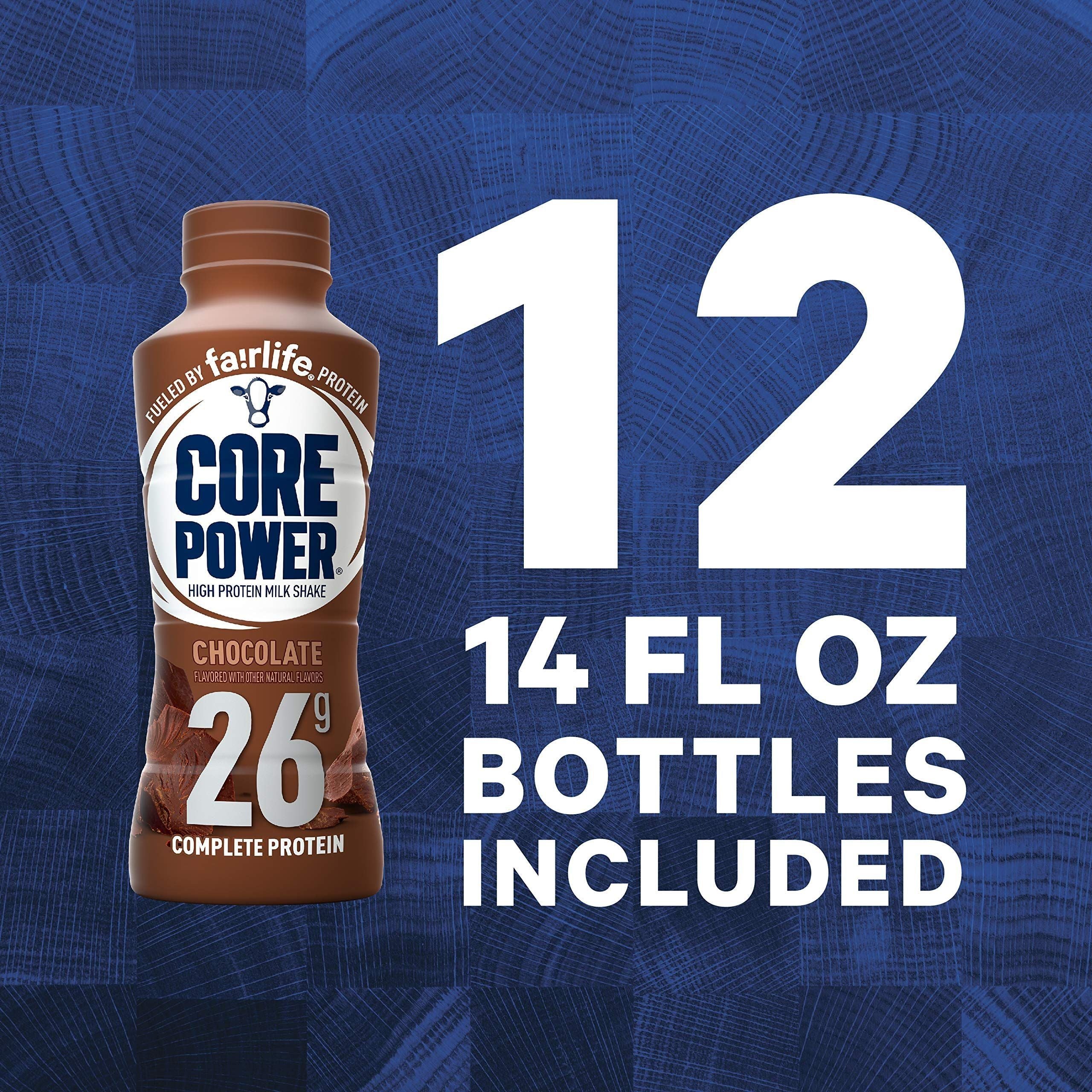 Fairlife Core Power Chocolate Protein Shake - 14 Fl Oz Bottle (12-Pack) - Core Power