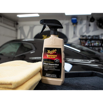 Meguiar's M34 Mirror Glaze Final Inspection‚ Professional Spray Detailer Gives Final Touch 16 oz