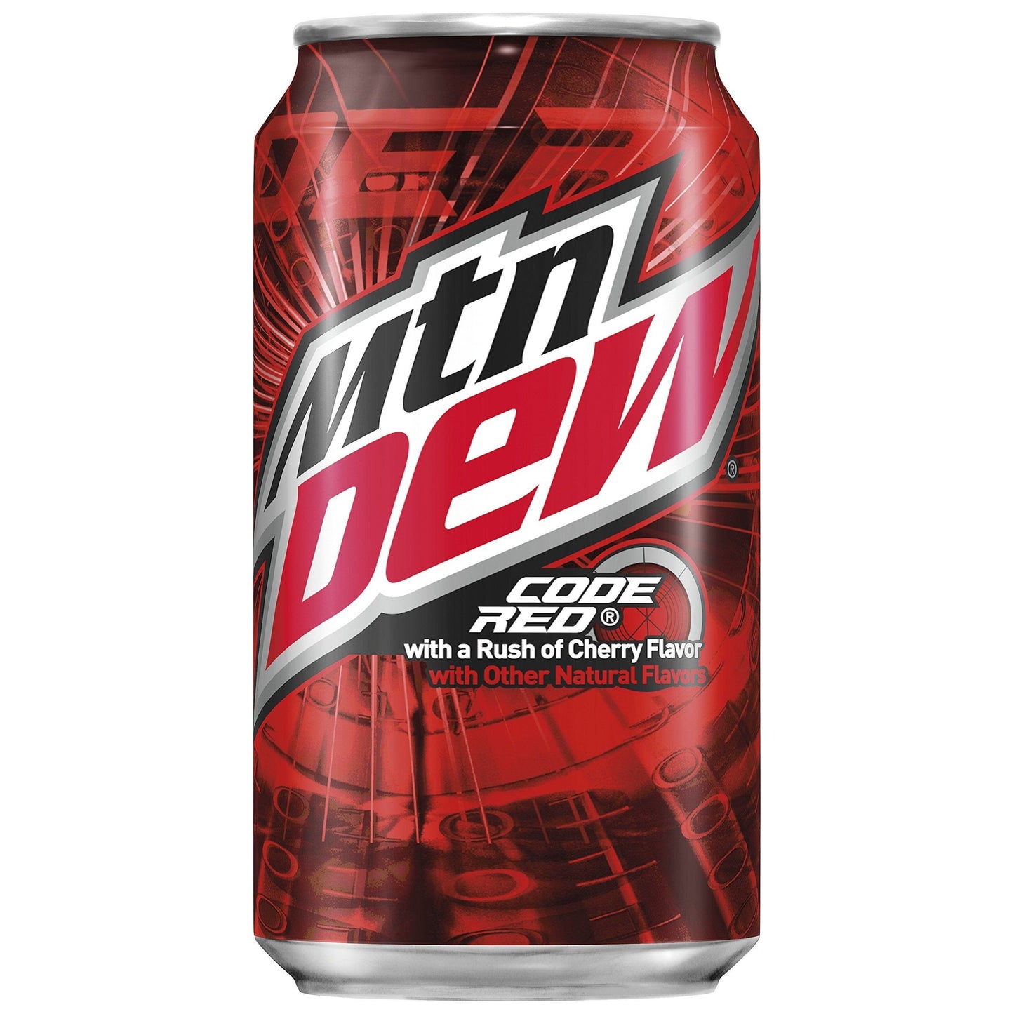 Mountain Dew Code Red Cherry Flavored Soda, 12 Oz Cans - 12 Pack