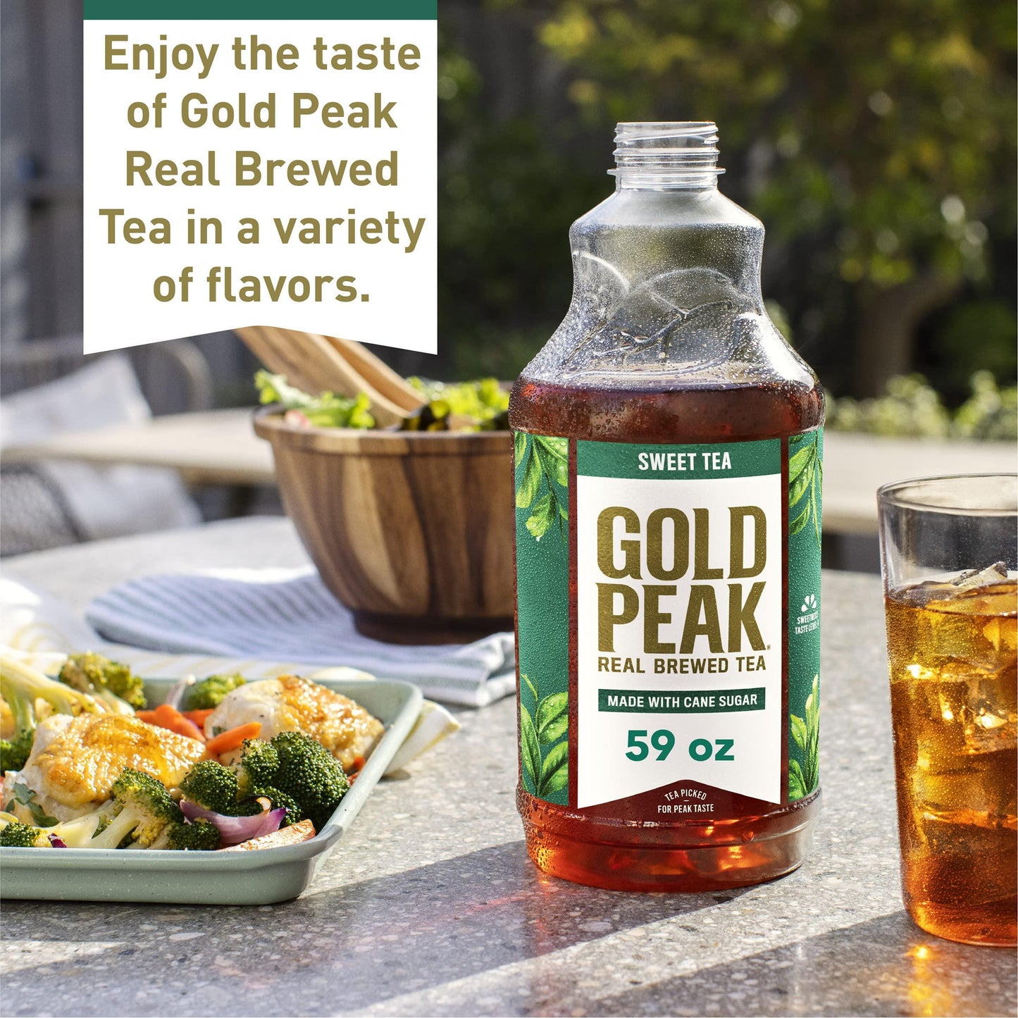 Gold Peak Sweet Tea, Real Brewed Tea, 59 Fl Oz