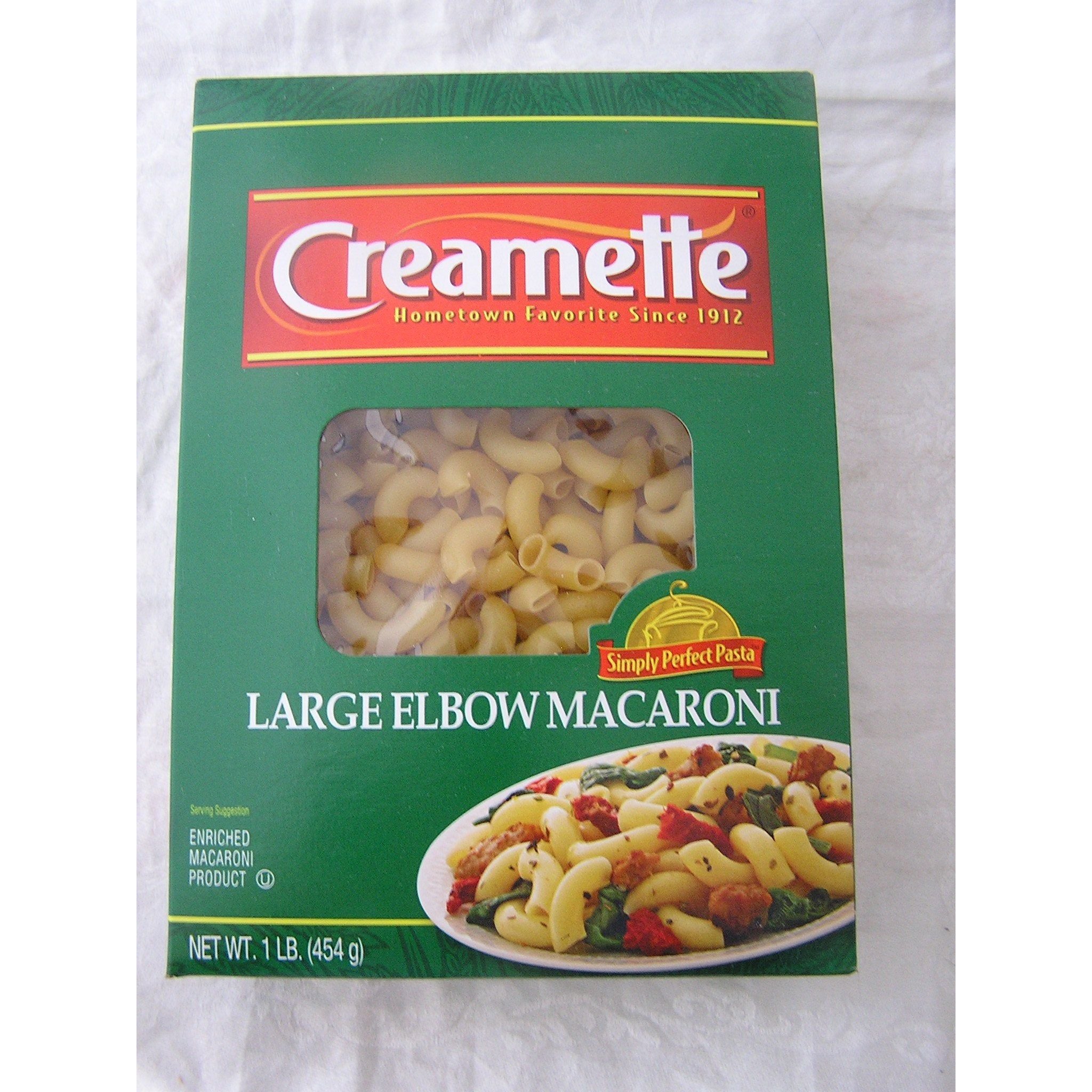 Creamette Elbow Macaroni Noodles - Pack of Three 1 lb Boxes - Creamette