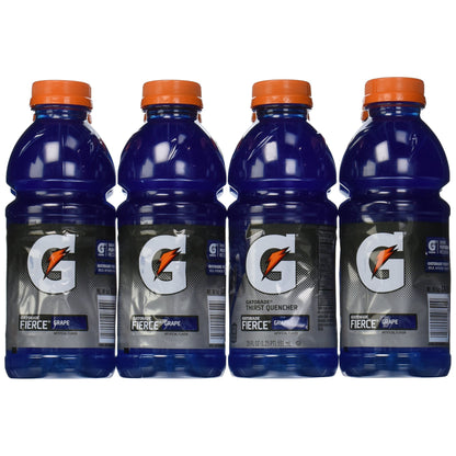 Gatorade Wide Mouth Fierce Grape, 8 ct, 20 oz