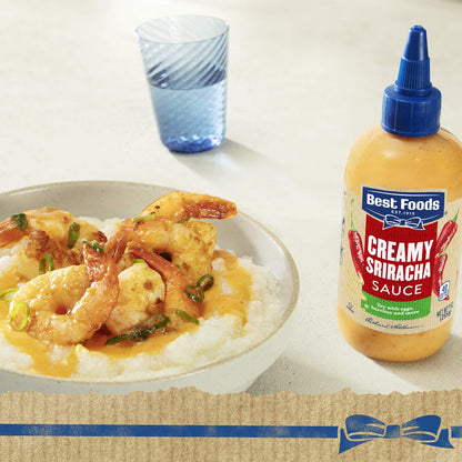 Best Foods Spicy Creamy Sriracha Jalapeños Sauce, 9 oz Bottle