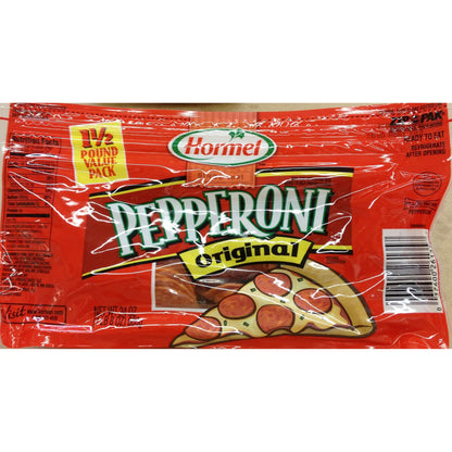 Hormel Deli Thin Sliced Pepperoni - 21 Ounce Pack (1.5 Pounds)