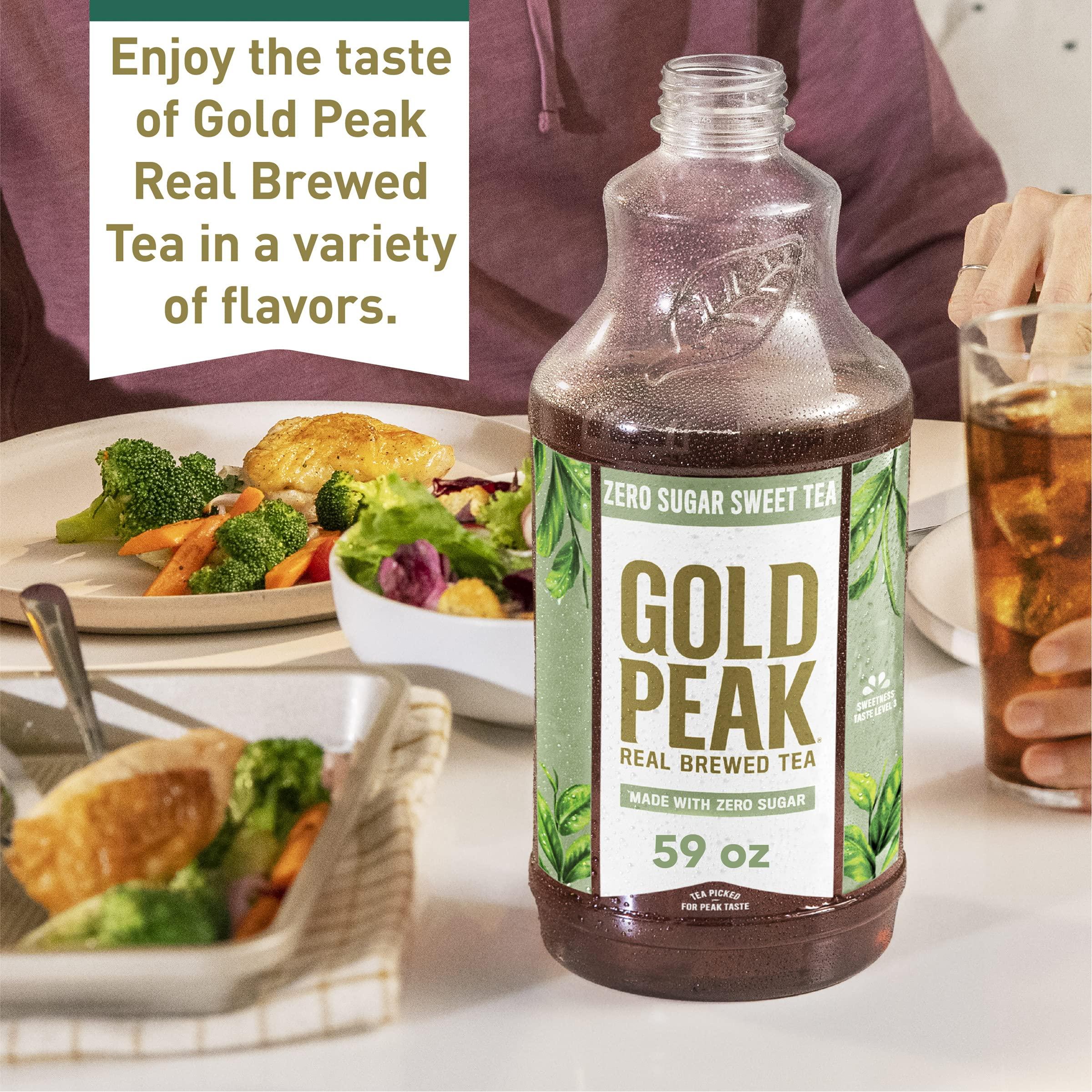 Gold Peak Zero Sugar Sweettea, Real Brewed Tea, 59 Fl Oz - Gold Peak