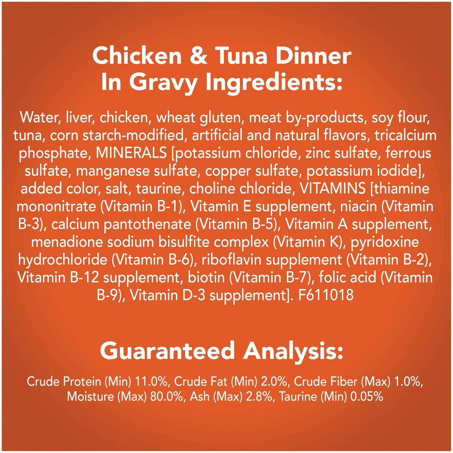 Purina Friskies Wet Cat Food Prime Filets Chicken and Tuna Dinner in Gravy, 5.5 oz Can