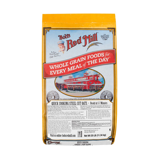 Bob's Red Mill Instant Steel Cut Oats, 25 Pound