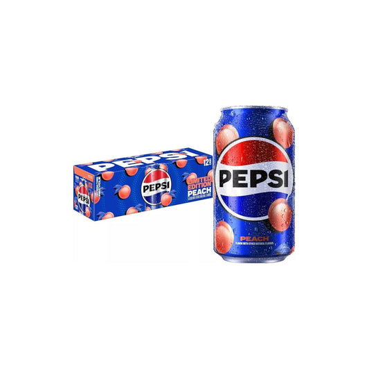 Pepsi Peach Flavored Soda - 12 Fl Oz Can