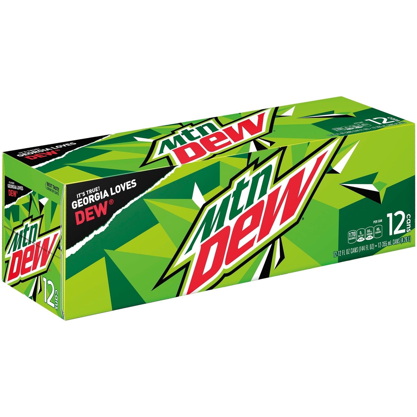 Mountain Dew Citrus Burst, 12 Pack, 12 fl. oz. Cans