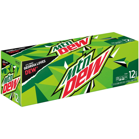 Mountain Dew Citrus Burst, 12 Pack, 12 fl. oz. Cans - Mountain Dew