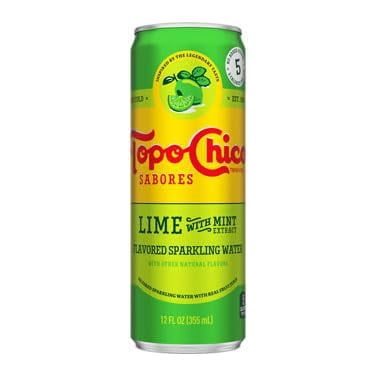 Topo Chico Lime & Mint Refreshing Sparkling Water, 12 Oz Can