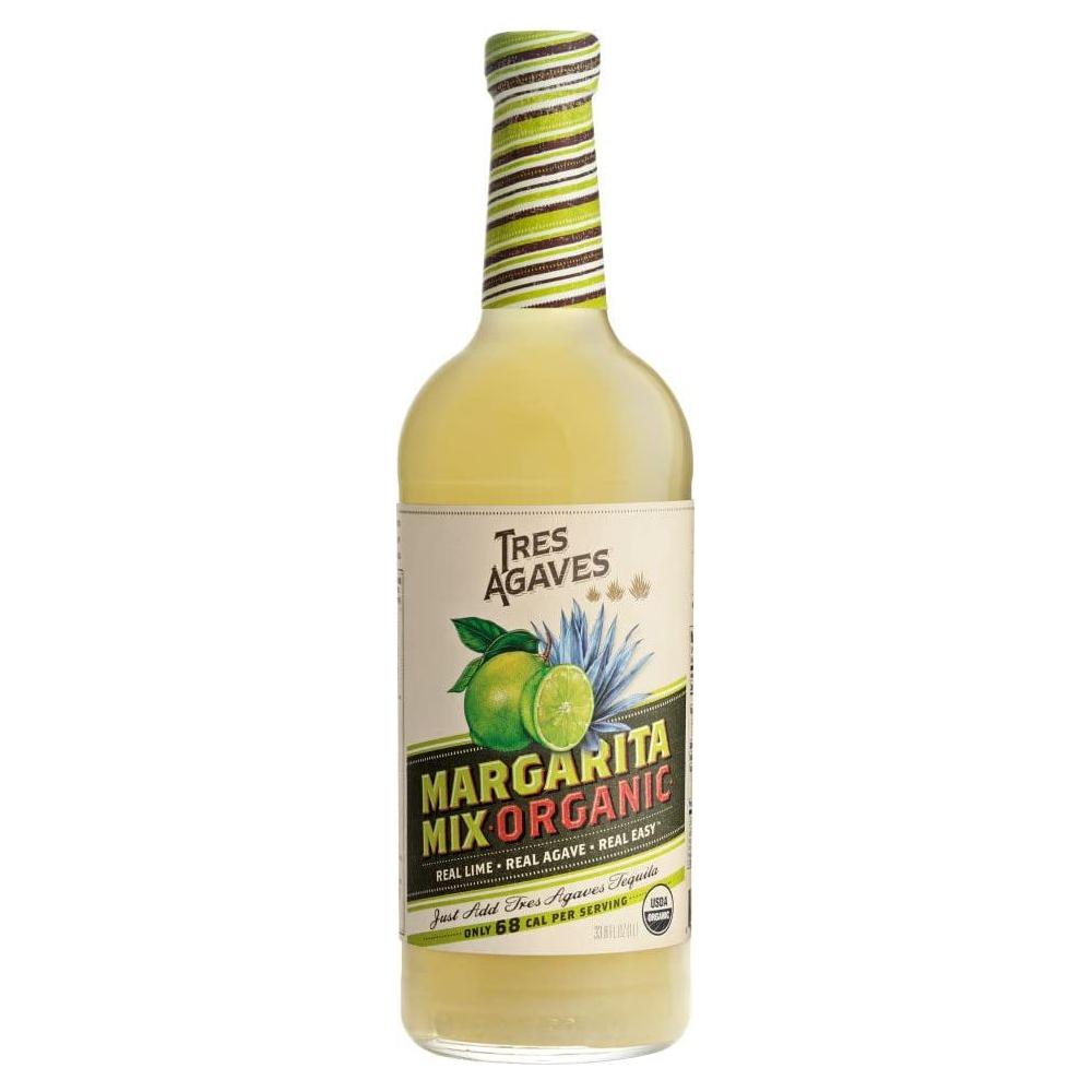 Tres Agaves Organic-Non-Alcoholic-Lime Margarita Cocktail Mixer, 1 Liter - Tres Agaves