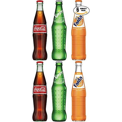 Mexican Coke Celebration Set, 12 fl oz Glass Bottles (6-Pack, Total of 72 Oz)