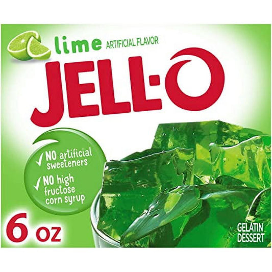 Lime Flavored Gelatin Dessert - 6oz Box