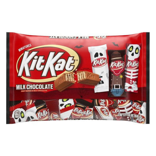 KIT KAT Miniatures Milk Chocolate Wafer Candy Bars, Halloween, 10 oz Bag