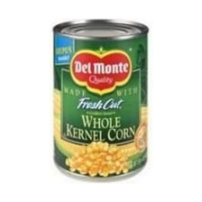 Del Monte No Salt Added Fresh Cut Golden Sweet Whole Kernel Corn, 8.75 oz (12-Pack)