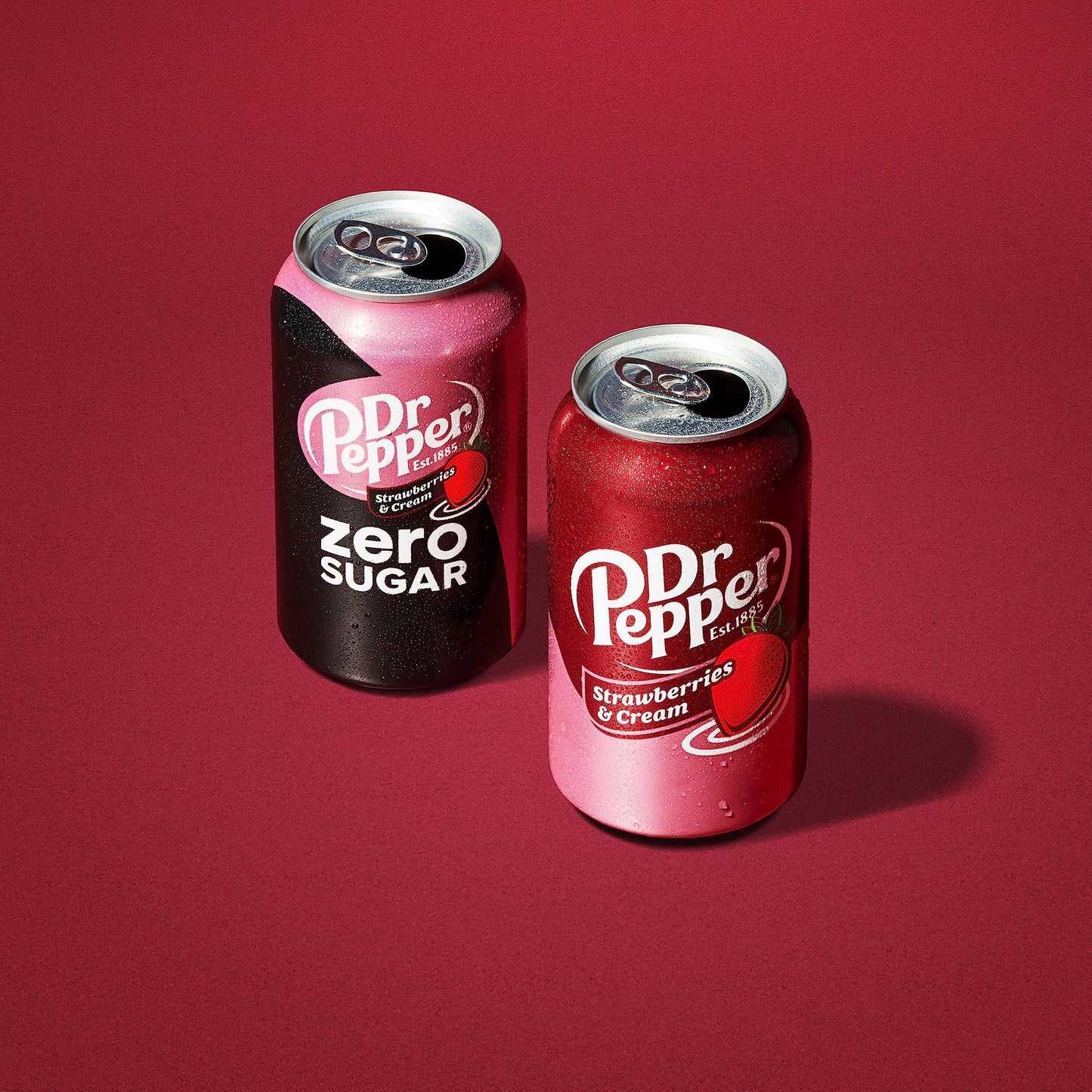 Dr Pepper Strawberry Cream Soda, 12 fl oz, 12 Pack Cans