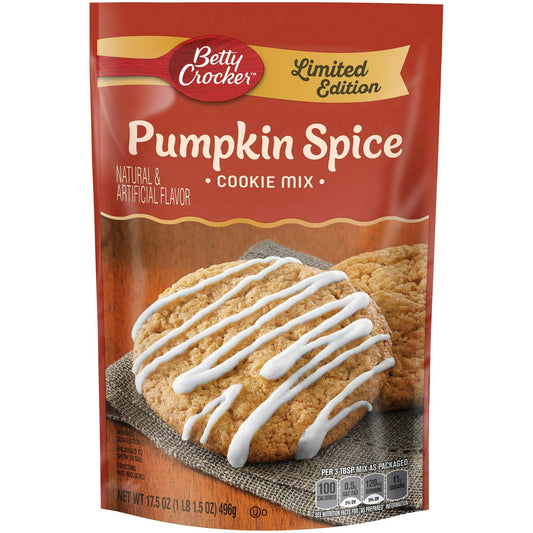 Betty Crocker Limited Edition Pumpkin Spice Cookie Mix, 17.5 oz.