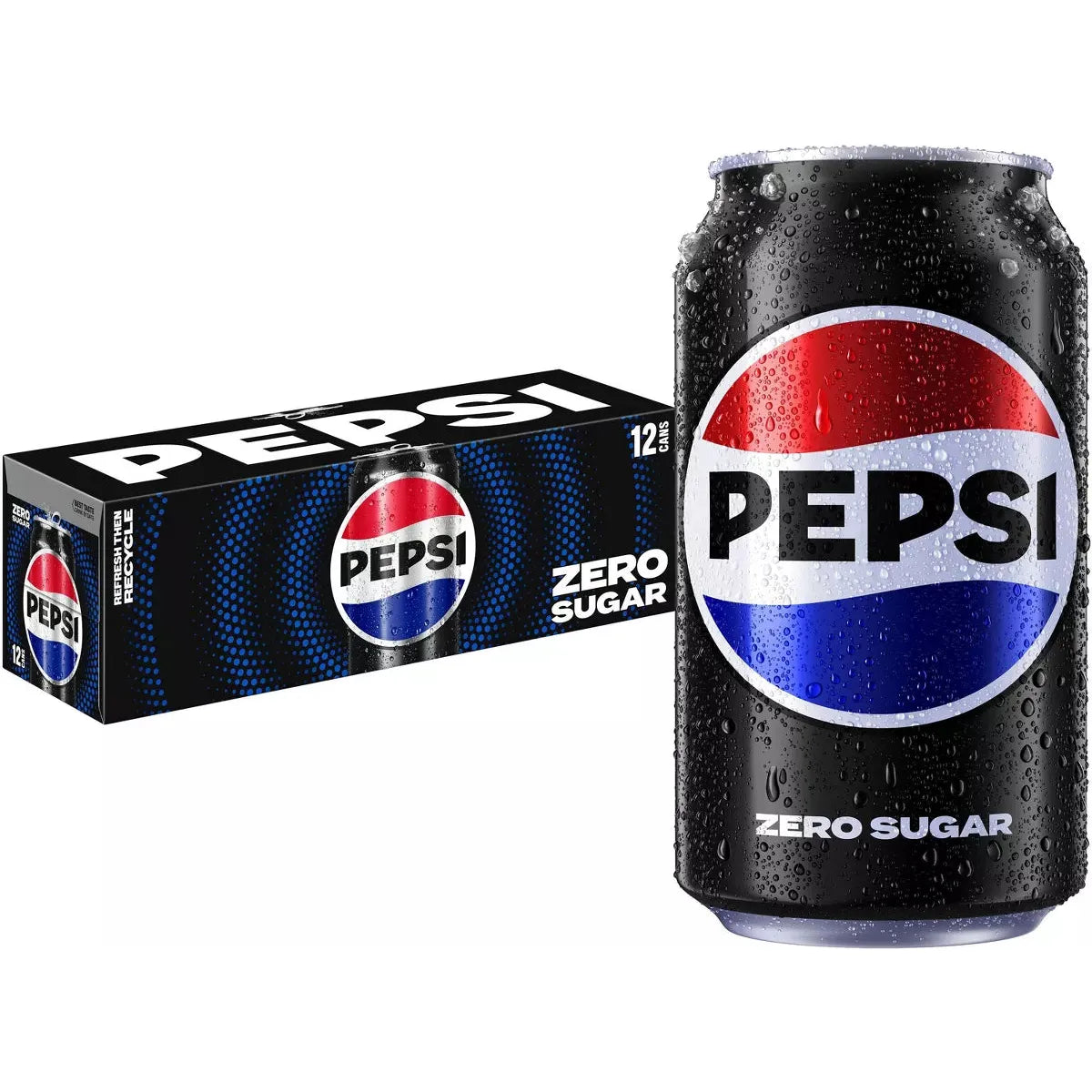 Pepsi Zero Sugar Cola - 12 Pack of 12 fl oz Cans