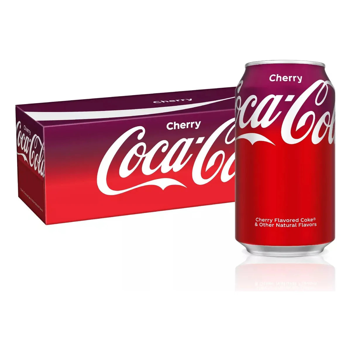 Coca-Cola Cherry Flavored Soda, 12 oz Cans - 12 Pack - Coca-Cola