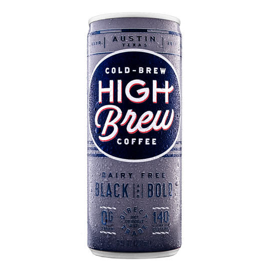 High Brew Cold-Brew Coffee, Black and Bold, 8 oz. Can