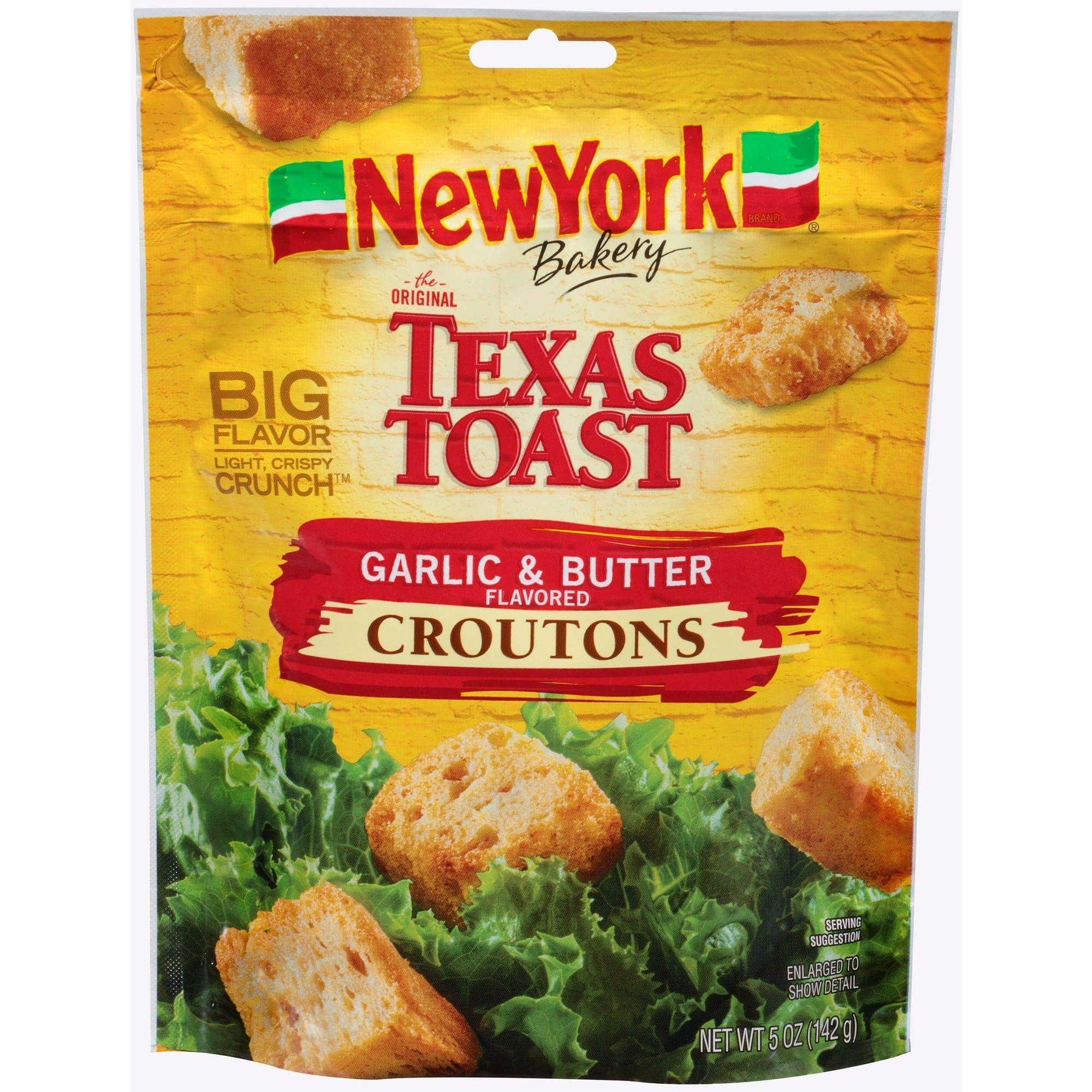 Garlic & Butter Texas Toast Croutons - 4 Pack, 5 Oz