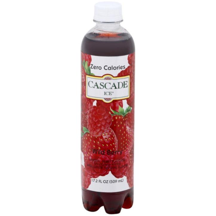 Cascade Ice Wild Berry Sparkling Water – 12-Pack of 17.2 Fl Oz Bottles - Cascade Ice