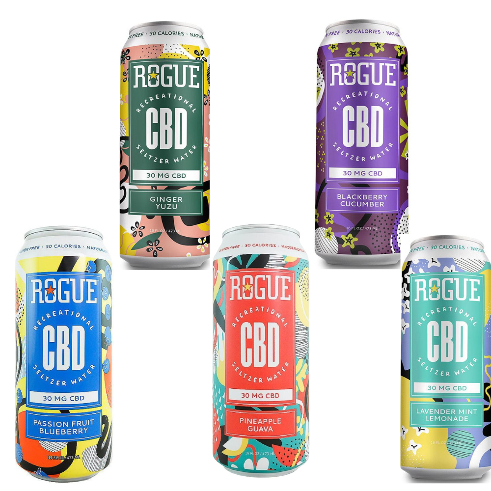 Rogue CBD Seltzer-Build-Your-Own 6 Pack