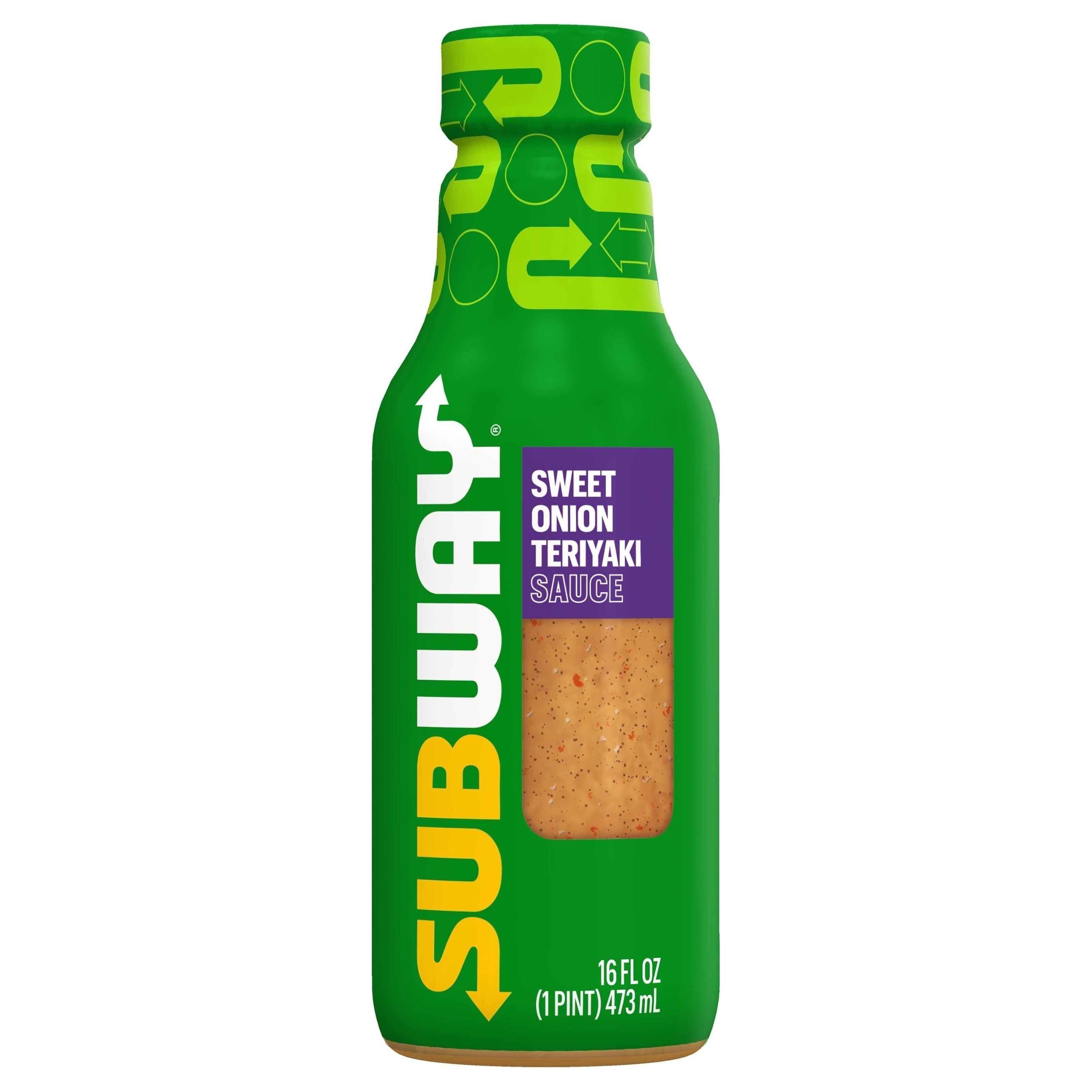 Subway Sweet Onion Teriyaki Sauce, 16 fl. oz. Bottle - Subway