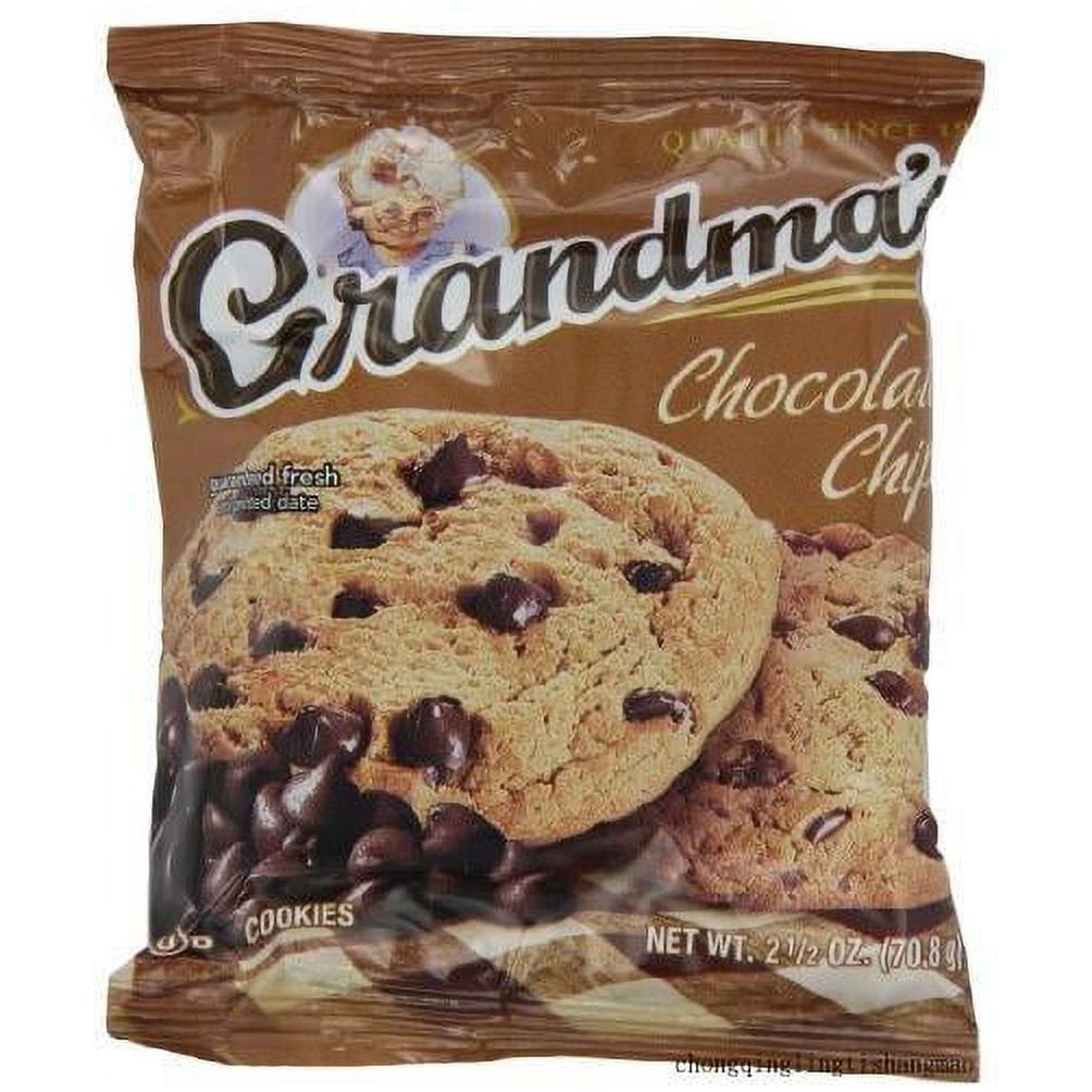 Grandma's Delightful Chocolate Chip Cookie Packs - 66 Cookies Total