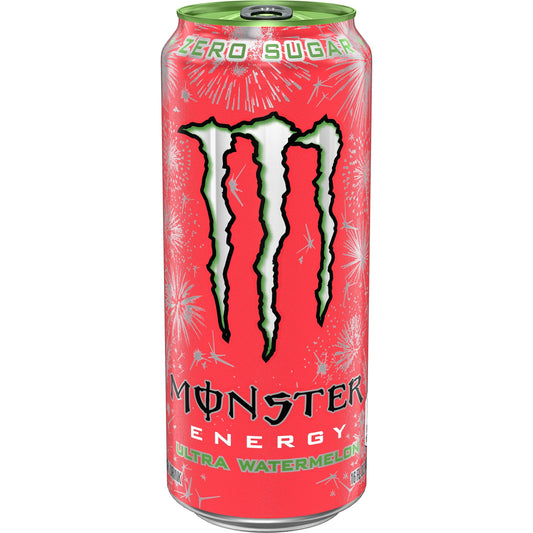 Monster Energy Ultra Watermelon Burst, 16 Fl Oz