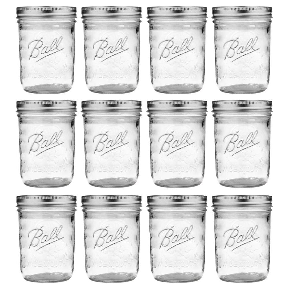 Ball Canning Pint Wide Mouth Can - 12 Pack - Ball