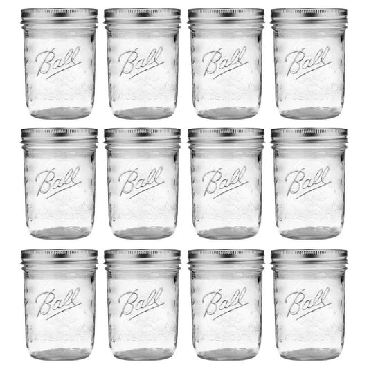 Ball Canning Pint Wide Mouth Can - 12 Pack