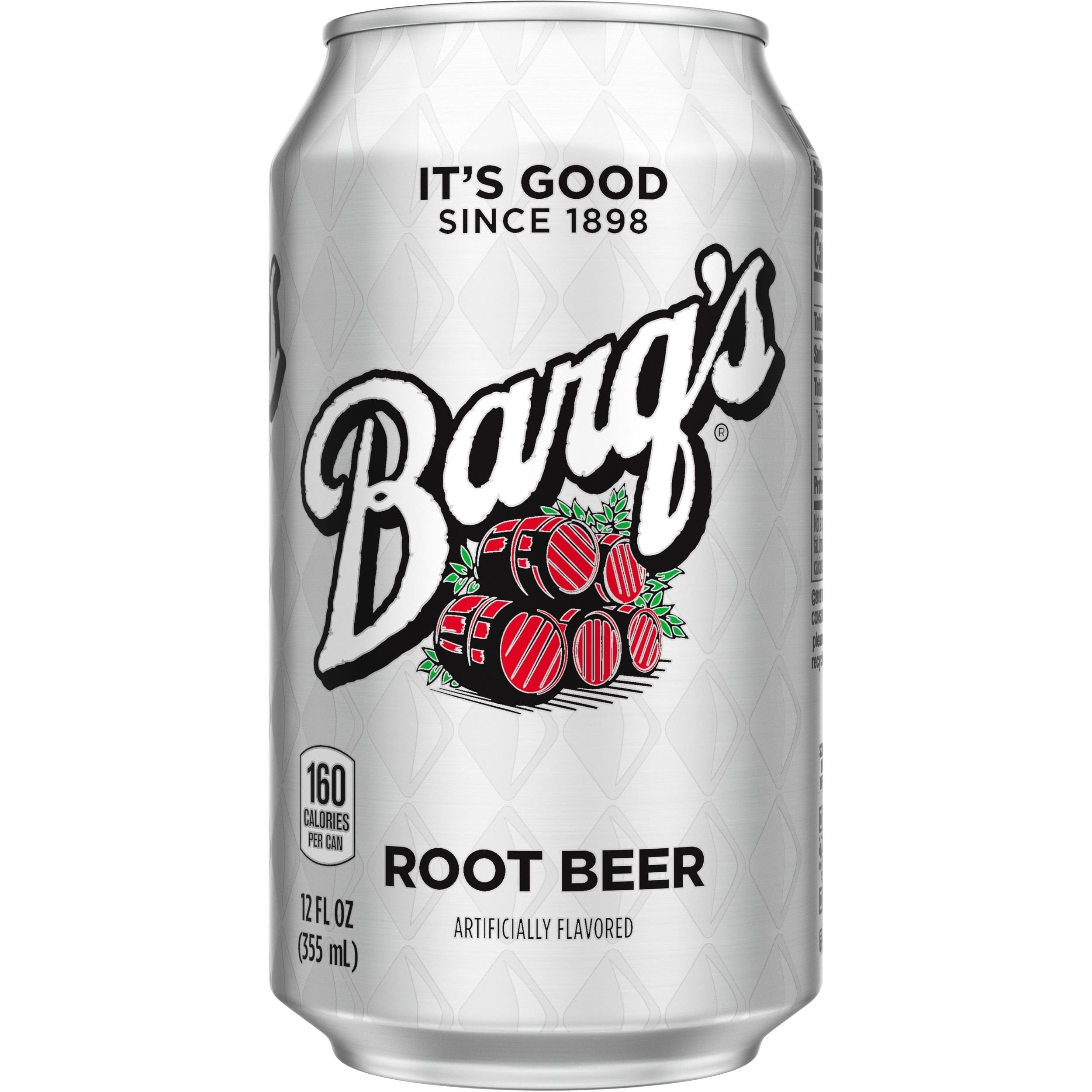 Barq's Classic Root Beer 12oz Cans - 24 Count Pack - Barq's