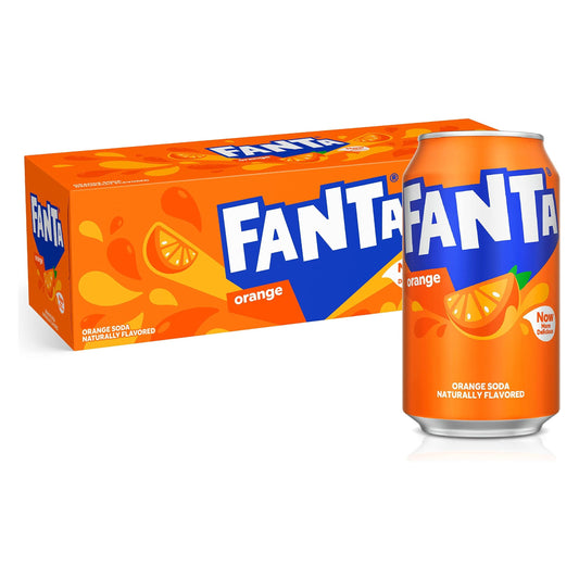 Fanta Orange Soda, 12 Fl Oz, Pack of 12