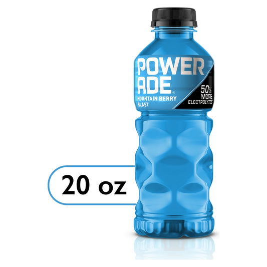 POWERADE Mountain Berry Blast Electrolyte Sport Drink - 20 fl oz Bottle