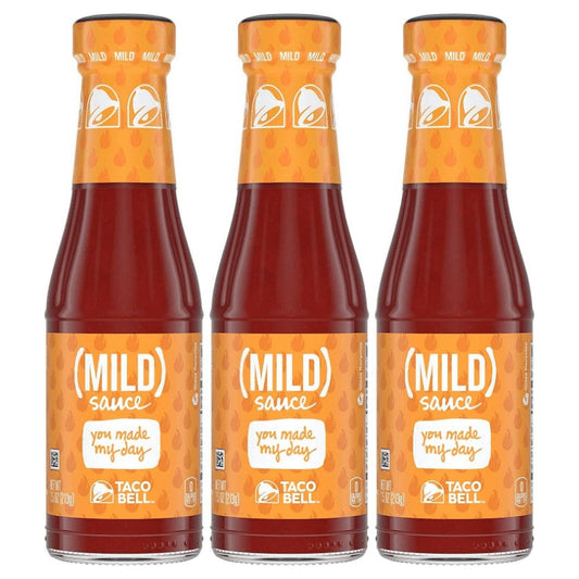 Taco Bell Mild Sauce Trio, 7.5 oz each