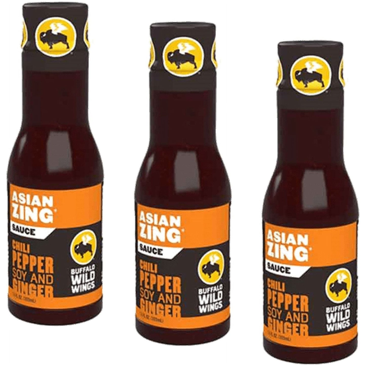 Buffalo Wild Wings Asian Zing Sauce Trio - 12 oz Bottles (3 Pack)