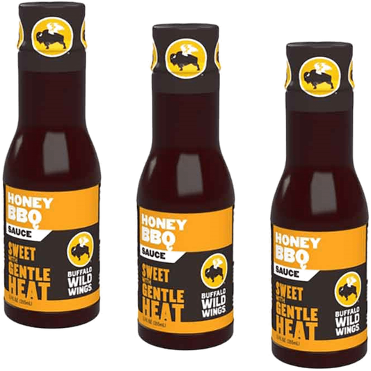 Buffalo Wild Wings Honey BBQ Sauce, 12 oz Bottles - Set of 3