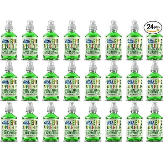 Tum-e Yummies Naturally Flavored Water Drink for Kids - Epic Apple Flip, 24 Pack